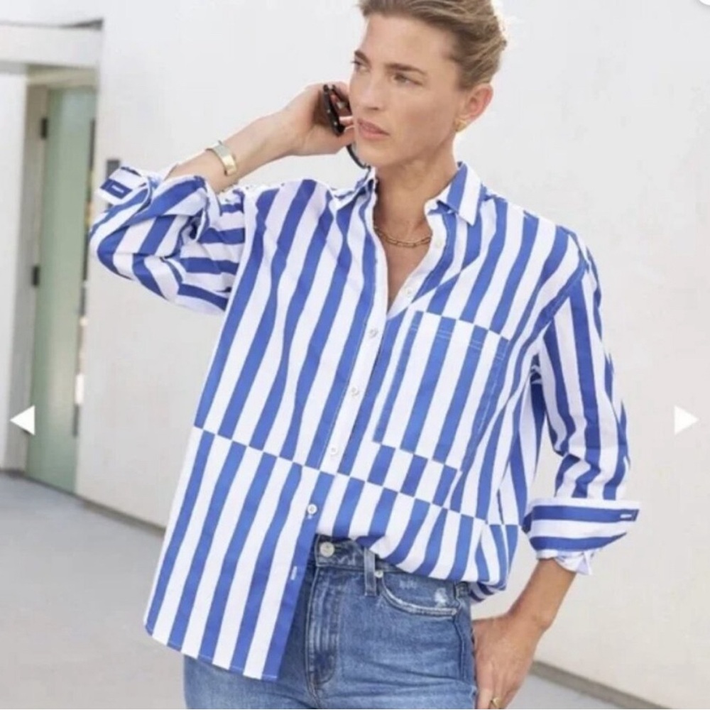 NWOT AYR striped shirt